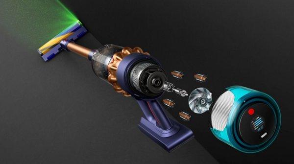 Dyson Gen5detect Absolute (Prussian Blue / Bright Copper)