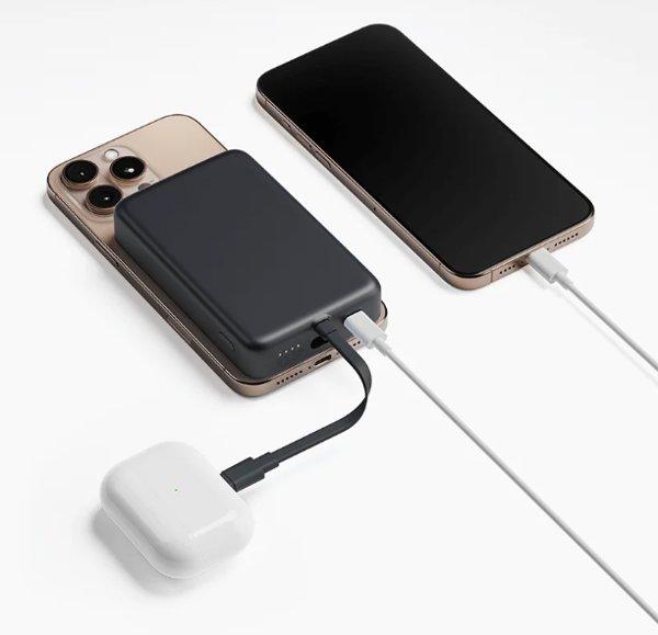 XIAOMI 33W Magnetic Power Bank 10000 (Integrated Cable) White