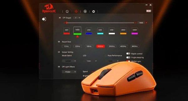 Redragon K1NG Ultra orange miš