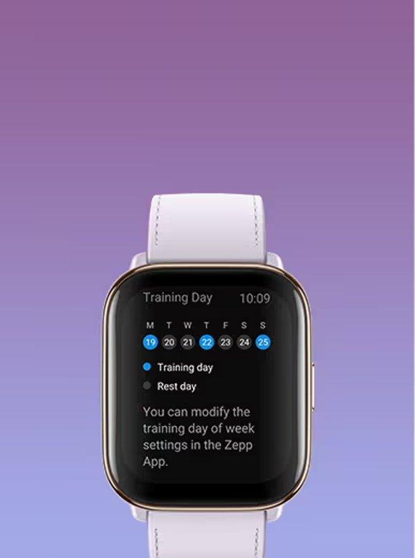 Amazfit Active (Lavender Purple) smartwatch