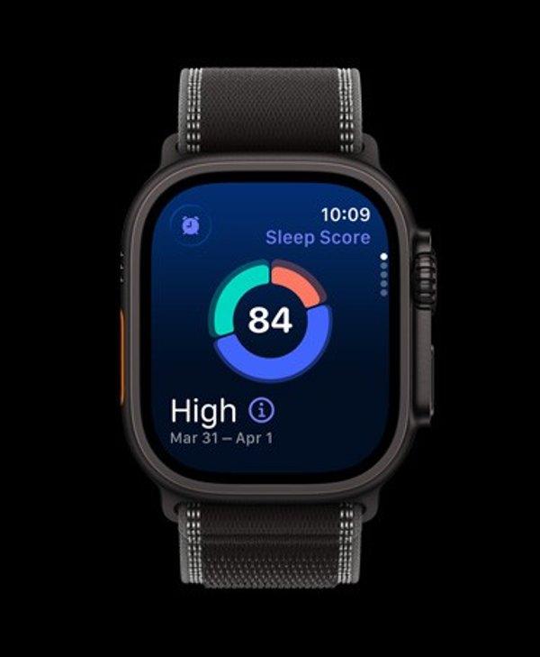 Apple Watch Ultra 3&nbsp;Cellular&nbsp;49mm Natural Titanium (Blue - Bright Blue Trail Loop) - M / L