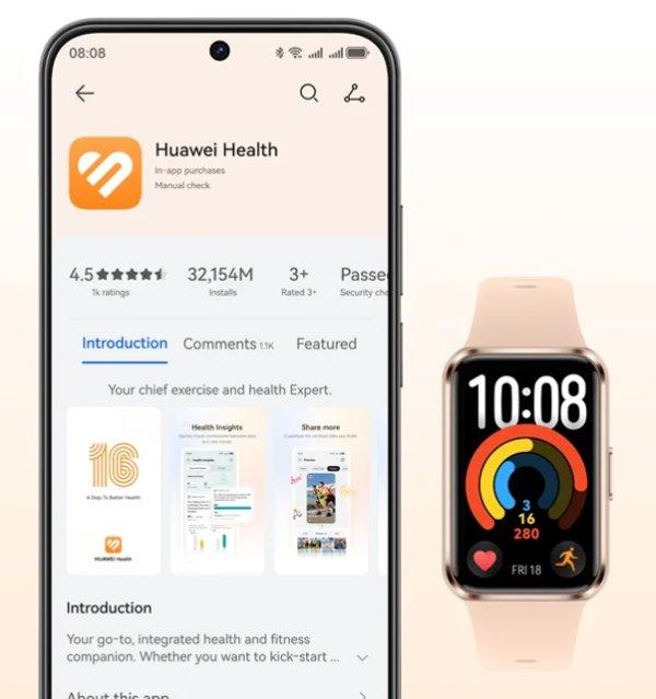 Huawei BAND 11 Polimer Black smartwatch