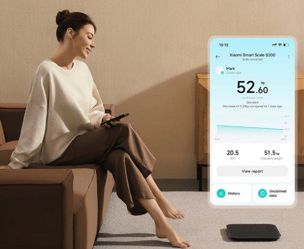 Xiaomi Smart Scale S200 White vaga