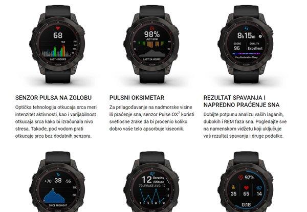 Garmin  Fenix 7X Solar (Slate Gray)