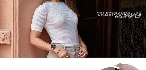 Garmin Venu 3S (Gold/Pink)