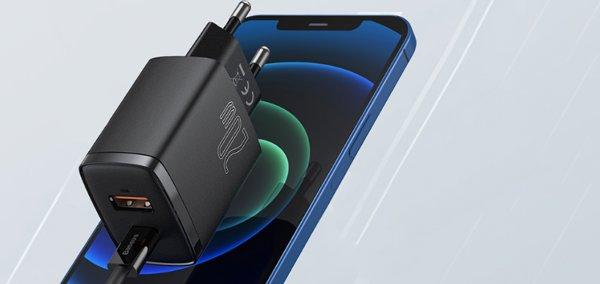 Baseus Quick Charger U+C 20W EU (Black)