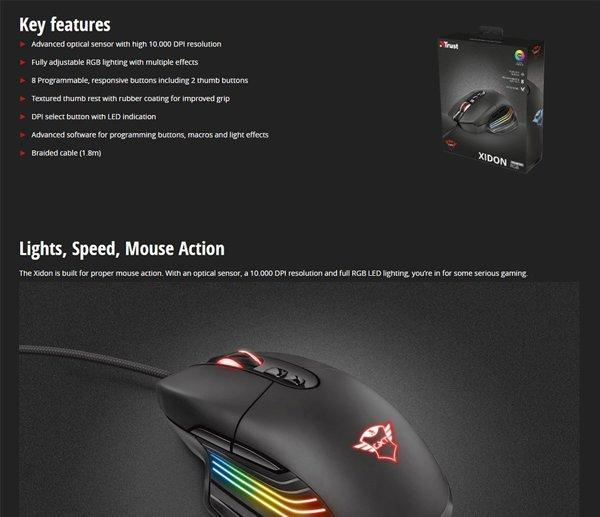 Trust GXT 940 Xidon RGB