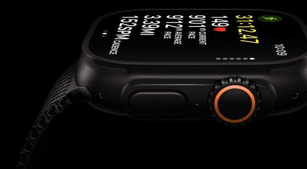 Apple Watch Ultra 3&nbsp;Cellular&nbsp;49mm Natural Titanium (Blue - Bright Blue Trail Loop) - M / L