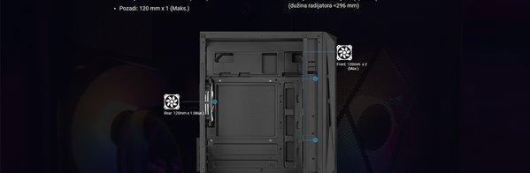 Aerocool CS-107 (Crna)