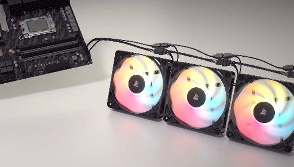 Corsair RS120-R ARGB 120mm PWM Reverse Fans Triple Pack