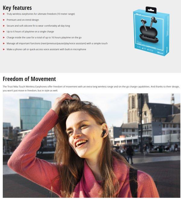 Trust Nika Touch bijele