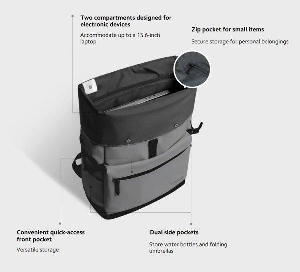 Xiaomi Roll Top Casual Backpack