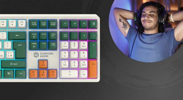 Canyon Shadder GKW-11 gaming tastatura