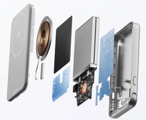 EcoFlow RAPID Magnetic Power Bank 10000mAh Silver