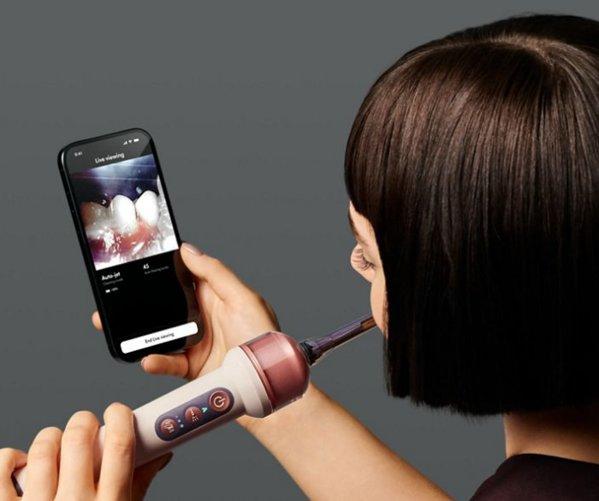 Dyson CameraJet Ceramic Ultra Blue električna četkica za zube