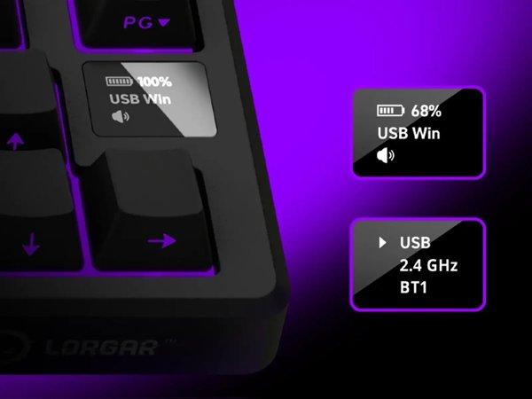 Lorgar Pro KBP7075W White gaming tastatura