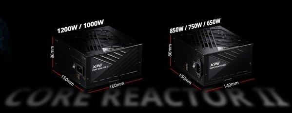 XPG COREREACTOR II 1200W Black napajanje