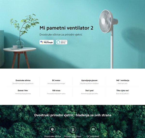 Xiaomi Mi Smart Standing Fan 2 (EU)