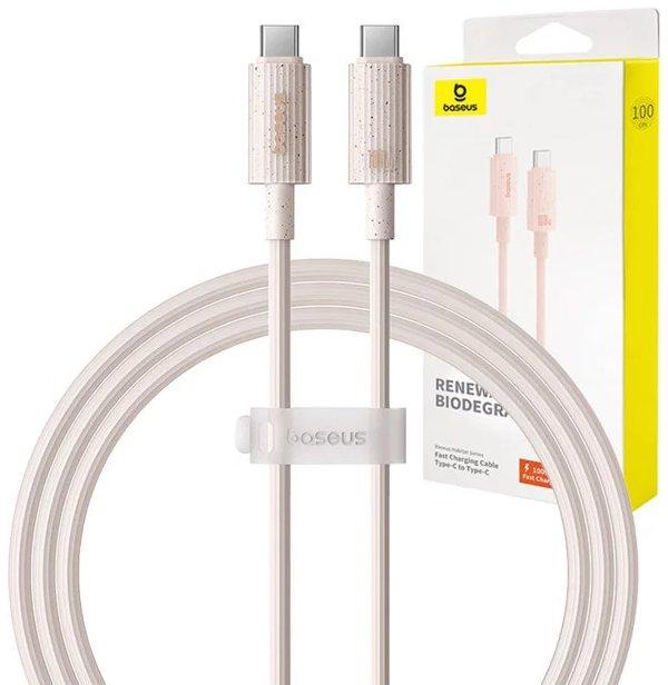 Baseus Habitat USB-C 100W 1m Pink
