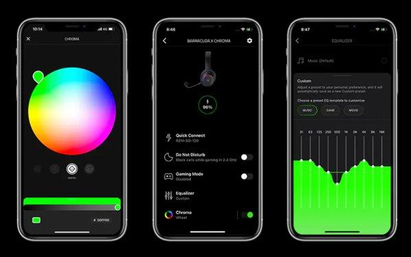 Razer Barracuda X Chroma Phantom Green gaming slušalice