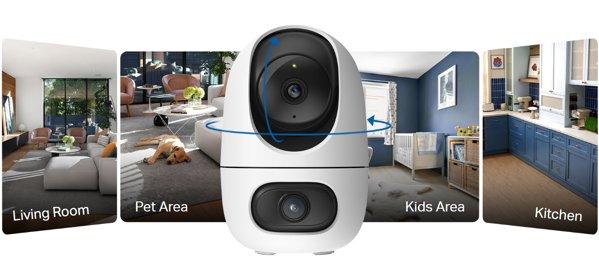 TP-Link Tapo C245D Dual Lens sigurnosna WiFi kamera