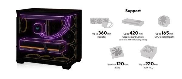Asus A32 PLUS TG ARGB WHITE kućište