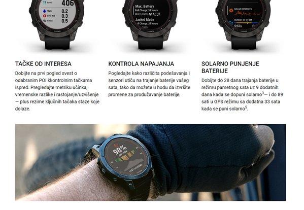 Garmin  Fenix 7X Solar (Slate Gray)