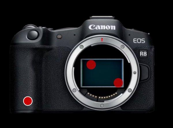 Canon EOS R8 body + LP-E17 kit