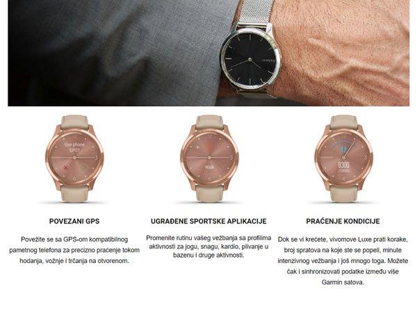 Garmin Vivomove Luxe (Silver-Black)