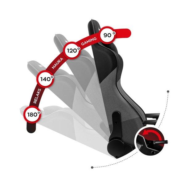 HUZARO FORCE 6.2 GREY MESH gaming stolica