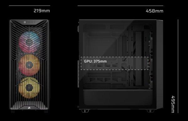 Corsair 3200D RS ARGB Black kućište