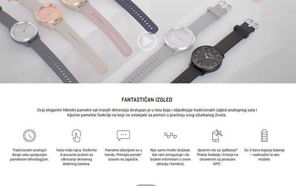 Garmin Vivomove 3S Silver Blue