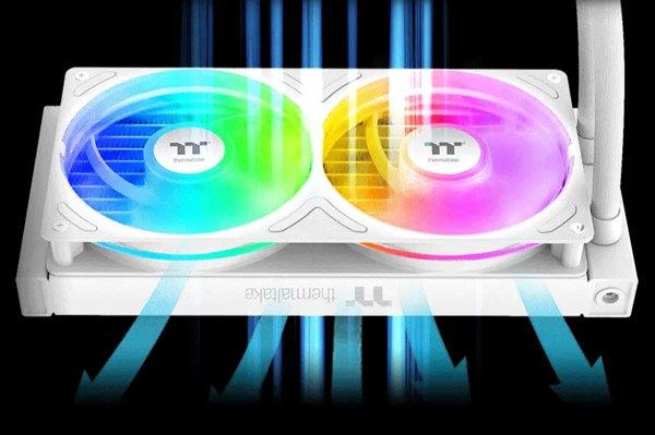 Thermaltake TH240 V3 ARGB Sync Snow Edition kuler