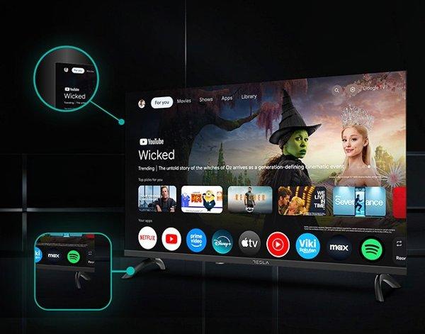 Tesla 32E655BHS smart TV