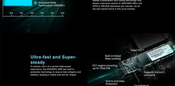 Apacer AS2280P4 M.2 PCIe