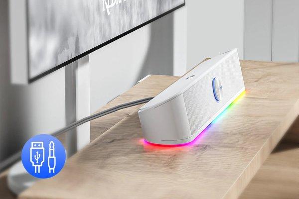 Redragon Adiemus&nbsp;GS560&nbsp;White&nbsp;gaming soundbar