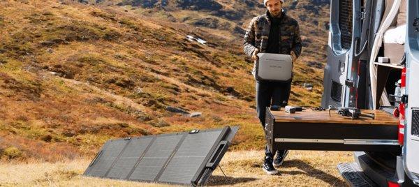 EcoFlow 110W Lightweight Portable Solar Panel