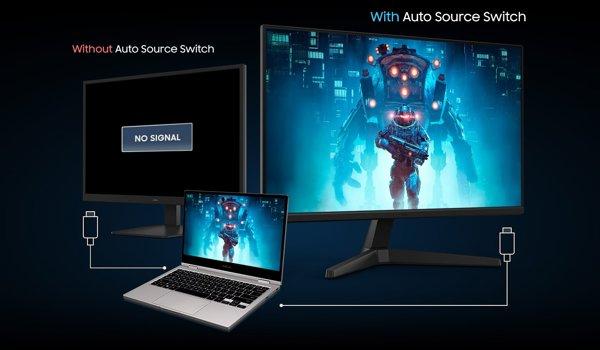 SAMSUNG 27-inch Odyssey G5 G53F QHD 200Hz gaming monitor
