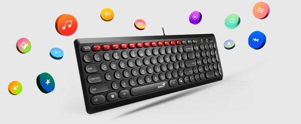 Genius  SlimStar Q200 YU (crna)