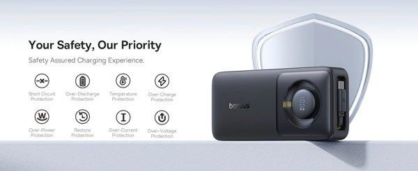 Baseus Free2Pull 10000mAh Grey Power Bank