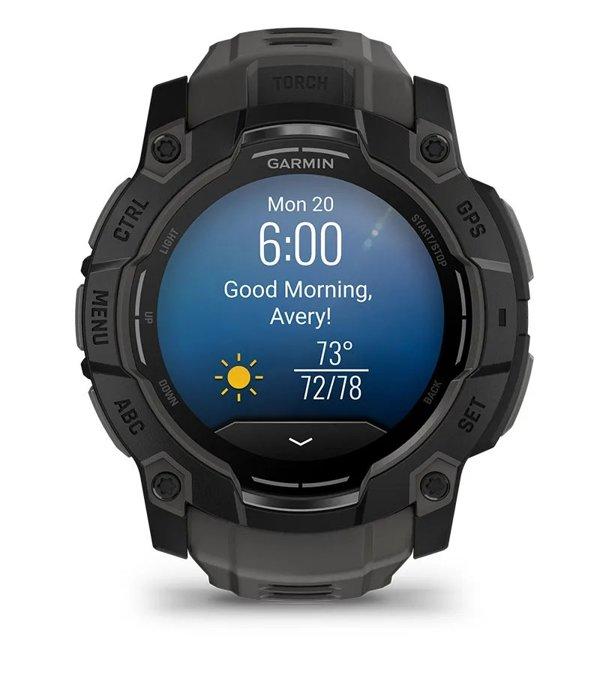 Garmin Instinct 3 50mm AMOLED Gray Green smartwatch