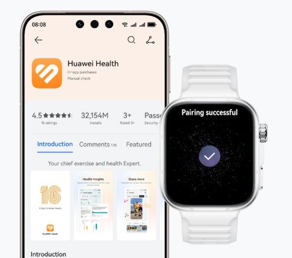 Huawei FIT 5 Pro Black smartwatch