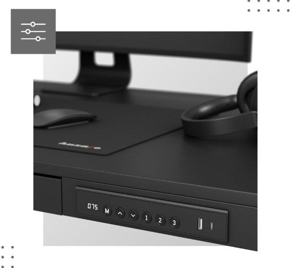 MarkAdler Leader 8.2 Black standing desk