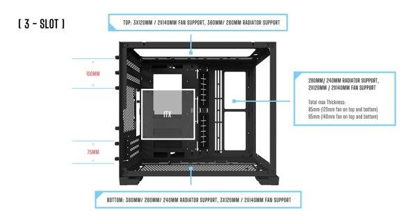 Lian Li 011 Dynamic MINI (BLACK)
