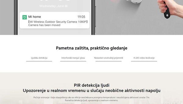 Xiaomi Mi Wireless Outdoor Security Camera 1080p