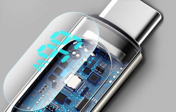 Baseus Display USB-A / USB-C 66W 2m Black