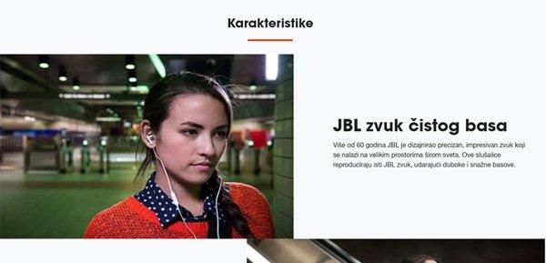 JBL  Tune T210 White