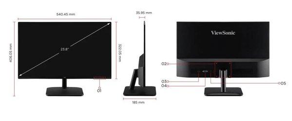 ViewSonic VA2432-H-2 monitor