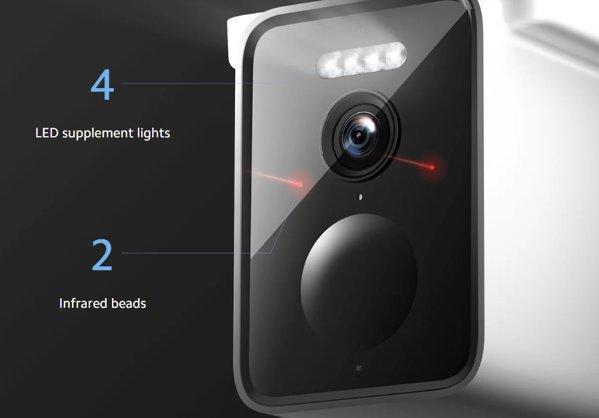 XIAOMI Solar Outdoor Camera BW400 Pro set security kamera