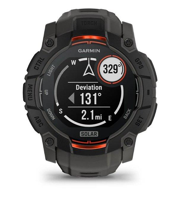 GARMIN Instinct 3 SOLAR 50mm Twilight smartwatch